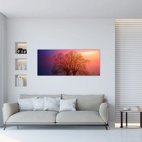 Fák a ködben (120x50 cm)