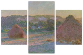 Kép - Claude Monet, Stacks of Wheat (End of Summer) , reprodukciók (90x60 cm)