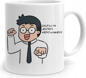 Ajándék Bögre A Vezetőnek Bízz Bennem! fényképes nyomattal