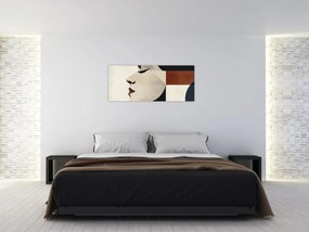Kép - Nő profilból (120x50 cm)