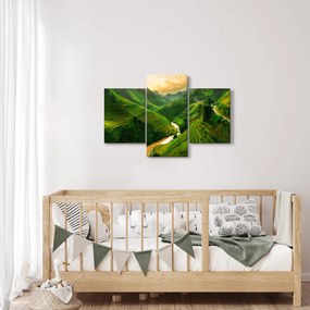 Kép - Mu Cang Chai rizsteraszok (90x60 cm)