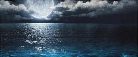 Dekoratív Fotótapéta Hálószobába Éjszakai tenger 250x104 Ragasztó