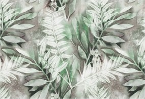 Dekoratív Fotótapéta Furnér Flizelin Akvarell levelek 152x104 Ragasztó