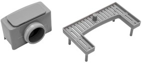 Lineáris lefolyó REA PURE NEO NICKEL BRUSH INOX 60