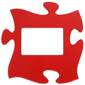 Puzzle képkeret (piros)