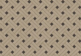 Parato Cristiana Masi Vitalis Elan barna-fekete geometrikus vlies tapéta – 32427