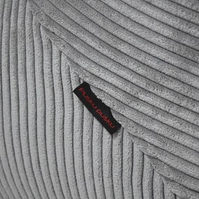 Sötétszürke kordbársony babzsákfotel Sofa Tube 160 – SLOWDOWN