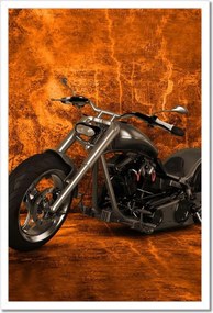 Poszterek keretben 40x60 Chopper motorkerékpár