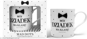 Mad Dots Bögre Elegáns Ajándék Nagypapának A Nagypapámnak