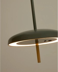 Világoszöld LED dimmelhető mennyezeti lámpa fém búrával ø 16 cm Porte – Kave Home