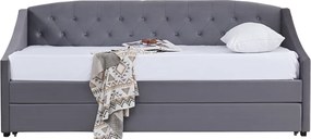 Kihúzható ágy, szürke, ALODA