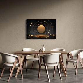 Kép - arany körök (90x60 cm)