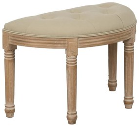 Bézs-natúr színű pad Royal – Ixia