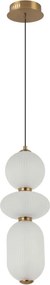 Italux Nico PND-8545-3-AB-WH Függőlámpa 1x15W/LED 3000K 1492lm IP20