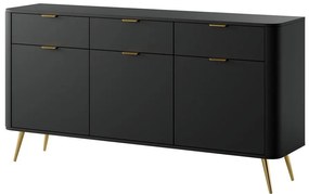 Komód Ovenia O3  (fekete). 1099601