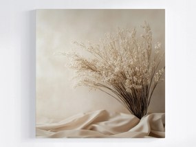 Canvas Vászonkép Szárított Virágok Boho Bézs Minimalizmus 80x80