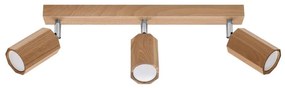 Sollux SL.1030 - Spotlámpa ZEKE 3xGU10/40W/230V tölgy