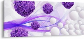 Kép - Golyó, gyolyócskák, virágok, ... (120x50 cm)