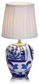 Goteborg kék-fehér asztali lámpa, magasság 33 cm - Markslöjd