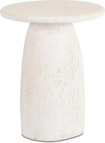 Modern dohányzóasztal REES 49 cm, krémbézs