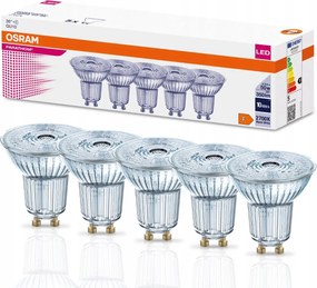 5x Led Izzó GU10 4,3W 50W 350lm 2700K 36° Osram Nagyon Meleg Szín