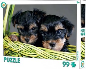 Kutyás Yorkie puzzle 99 db-os