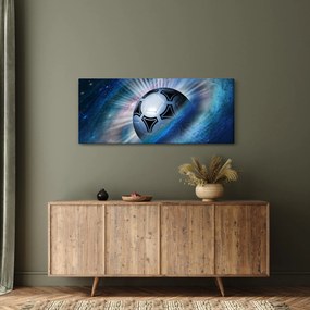 Kép - Futball a térben (120x50 cm)