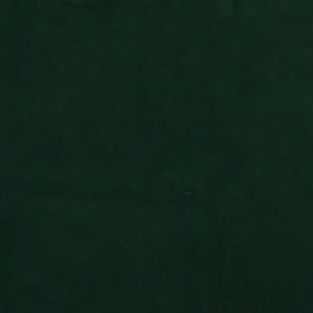 sötétzöld bársony pad 100x35x41 cm