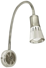 Rugalmas lámpa ARENA 1xE14/40W/230V króm