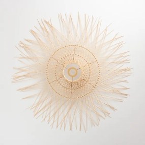 Brilagi - LED felületre szerelhető csillár CERIA BOHO 1xE27/40W/230V átm. 100 cm bambusz