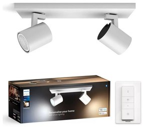 Philips Philips - LED Dimmelhető spotlámpa Hue RUNNER 2xGU10/4,2W/230V + távirányító fehér P6208