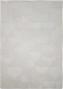 Elefántcsont színű kézi szövésű gyapjú szőnyeg 160x230 cm Gigi – Flair Rugs