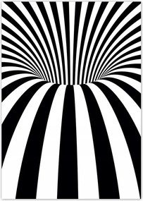 Poszterek A4 Pion Absztrakt fekete-fehér