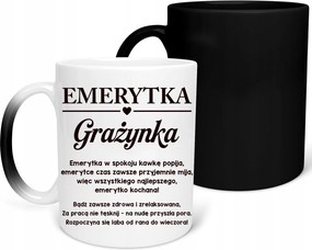 Varázslatos Bögre Egyedi Ajándék Nyugdíjas Nagymamának Saját Név