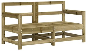 vidaXL 2 db impregnált fenyőfa kerti sarokkanapé