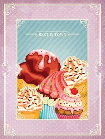 Fotótapéta konyha muffin fotótapéta 206 x 275