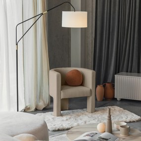 Bézs design szék MILU