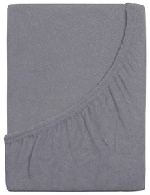 4Home Perfect frottír lepedő szürke, 90 x 200 cm, 90 x 200 cm