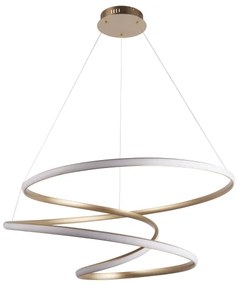 Endon 97639 - TWIRL LED dimmelhető kábelen függő csillár LED/88W/230V 3000K aranyszínű