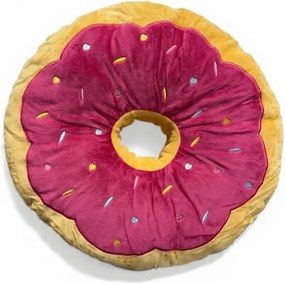 Donut Díszpárna Rózsaszín Öntettel 40 CM