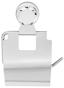 Ezüstszínű öntapadós fém WC-papír tartó Bestlock Bath – Compactor