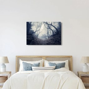 Kép - Erdő a ködben (90x60 cm)