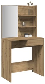 Fésülködőasztal tükörrel Artisan Oak 74,5x40x141 cm