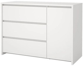 Fehér komód 119x84x48 cm Next – Tvilum
