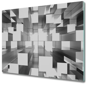 Üveg vágódeszka absztrakció, háttér 60x52 cm