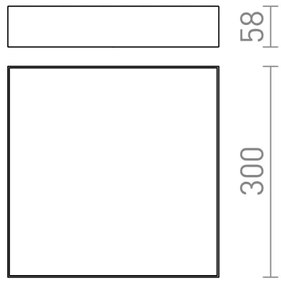 RED - Design Rendl - R12850 - LED Mennyezeti lámpa LARISA LED/30W/230V fehér