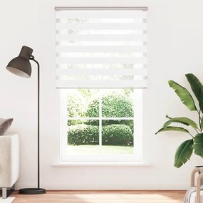 zebrafüggönnyel fehér szövetszélesség 120,9 cm poliészter
