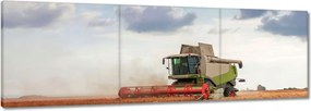 Képek 150x50 Kombájn a gabonamezőn