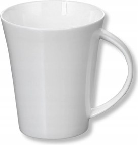 Teás- és kávéscsésze 380ml Fehér klasszikus Porcelán kerámia Wilmax