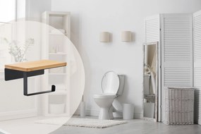 Falra szerelhető wc papír tartó 322747